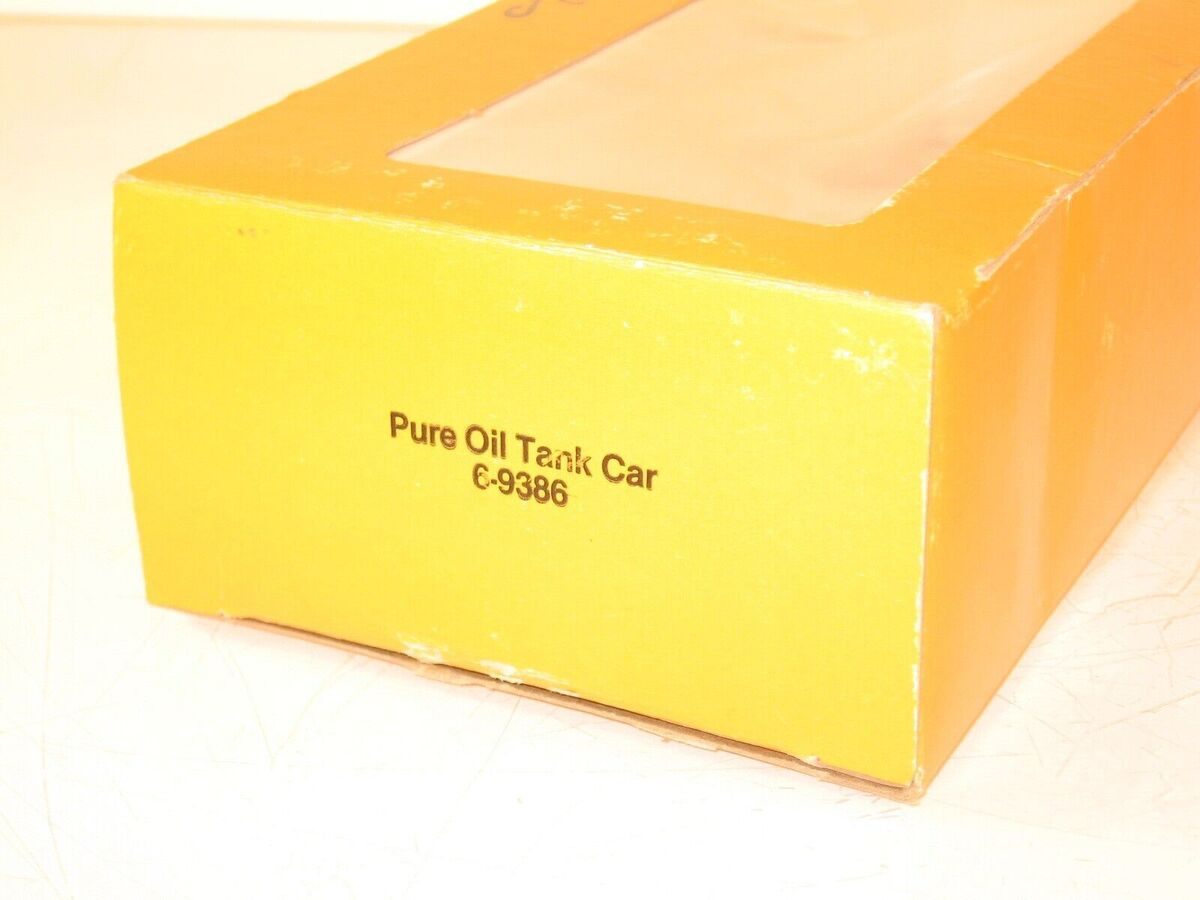 Lionel 6-9386 O Gauge Pure Oil Single Dome Tank Car EX/Box