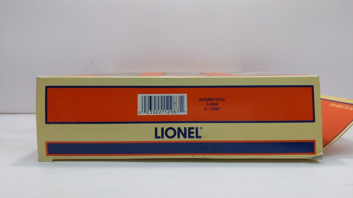 Lionel 6-12987 O Intermodal Containers (Pack of 3) LN/Box