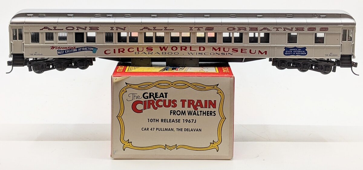 Walthers 932-1967J Circus Train 10th Release The Delavan Pullman 47 World Circus