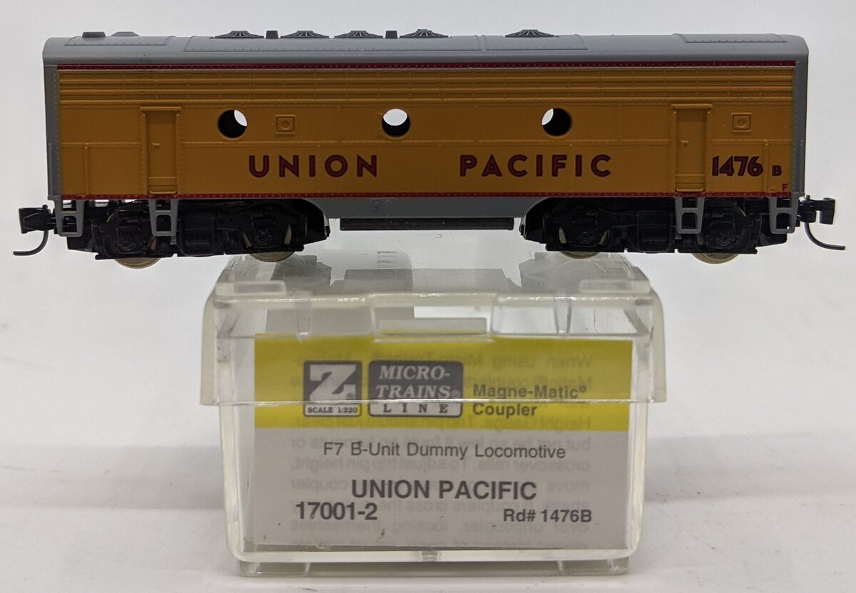 Micro-Trains 17001-2 Z Union Pacific F-7B Unit Dummy Diesel Locomotive #1476B LN/Box