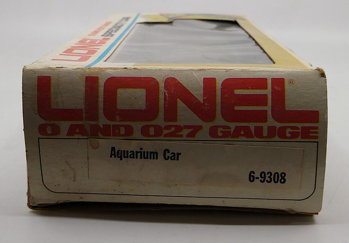Lionel 6-9308 O Gauge Operating Aquarium Car LN/Box
