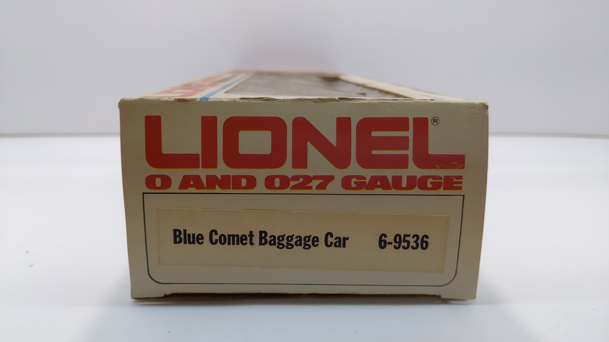 Lionel 6-9536 O Gauge Blue Comet "Barnard" Baggage Car EX/Box