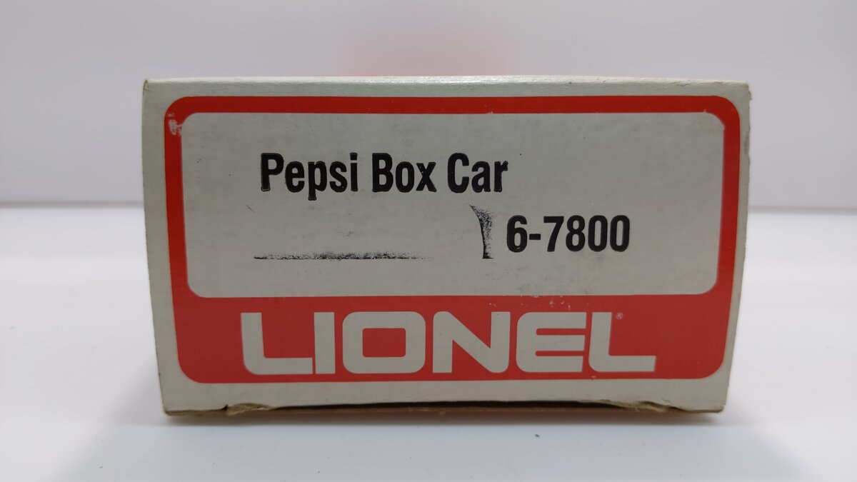 Lionel 6-7800 O Gauge Pepsi Boxcar LN/Box