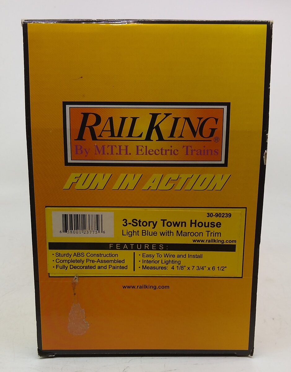 MTH 30-90239 O 3-Story Town House LN/Box