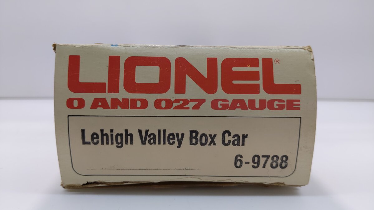 Lionel 6-9788 O Gauge Lehigh Valley Boxcar LN/Box