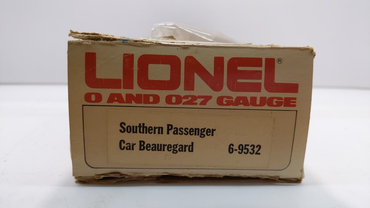 Lionel 6-9532 O Gauge Southern Crescent "P.G.T. Beauregard" Passenger Car #9532 NIB