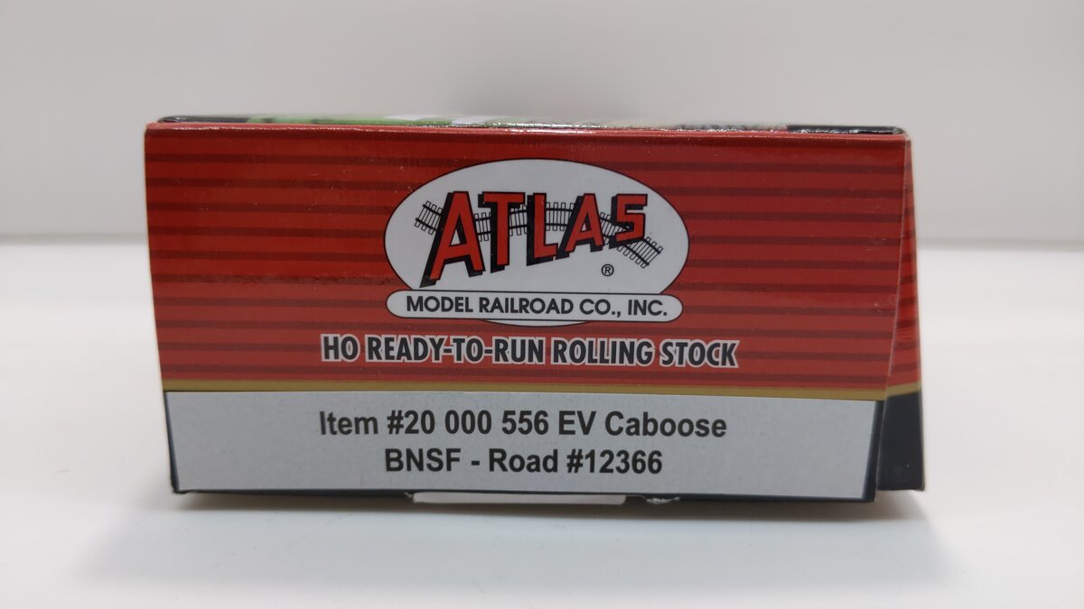 Atlas 20000556 HO Burlington Northern Santa Fe Extended Vision Caboose #12366