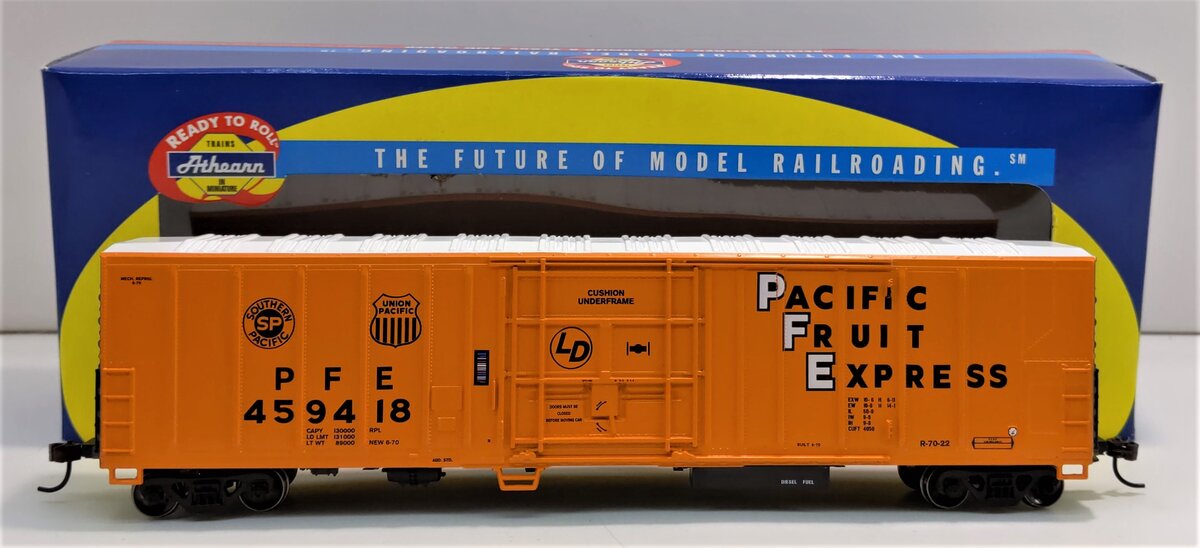Athearn 7111 HO Pacific Fruit Express 57' Mechanical Reefer