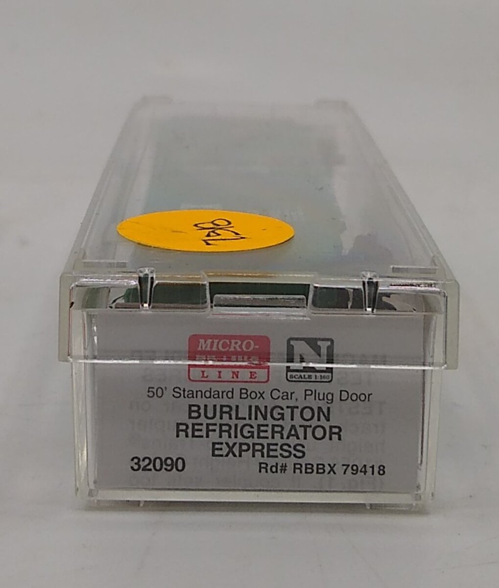 Micro-Trains 03200090 N BREX 50' Standard Steel Plug Door Boxcar #79418 LN/Box