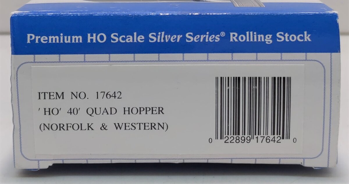 Bachmann 17642 HO Norfolk & Western 40' Quad Hopper #12988 LN/Box