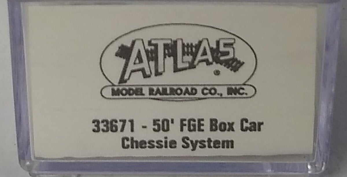 Atlas 33671 N Scale Chessie System 50' Boxcar #475145 LN/Box