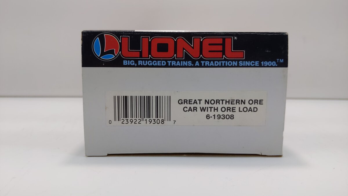 Lionel 6-19308 O Gauge Great Northern Ore Car with Ore Load #19308 LN/Box