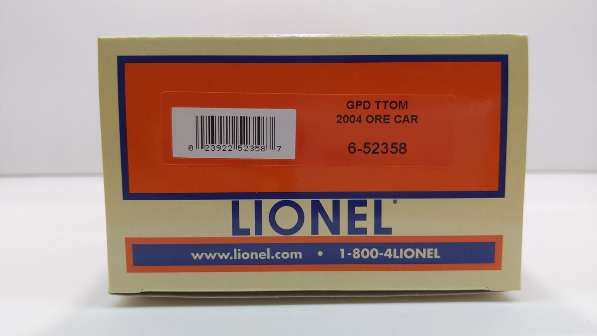 Lionel 6-52358 O Gauge Ajo & Southwestern GPD TTOM Ore Car LN/Box