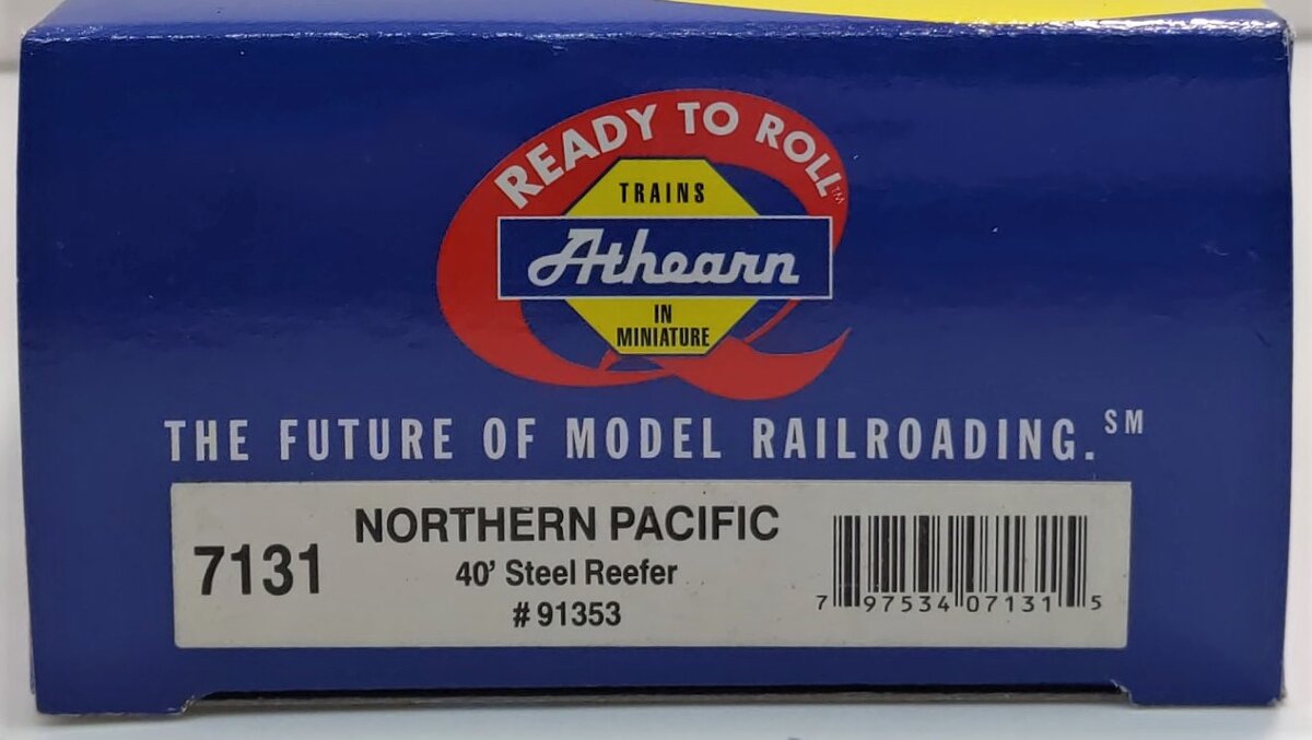 Athearn 7131 HO Gauge Northern Pacific 40' Steel Reefer # 91353 Kit