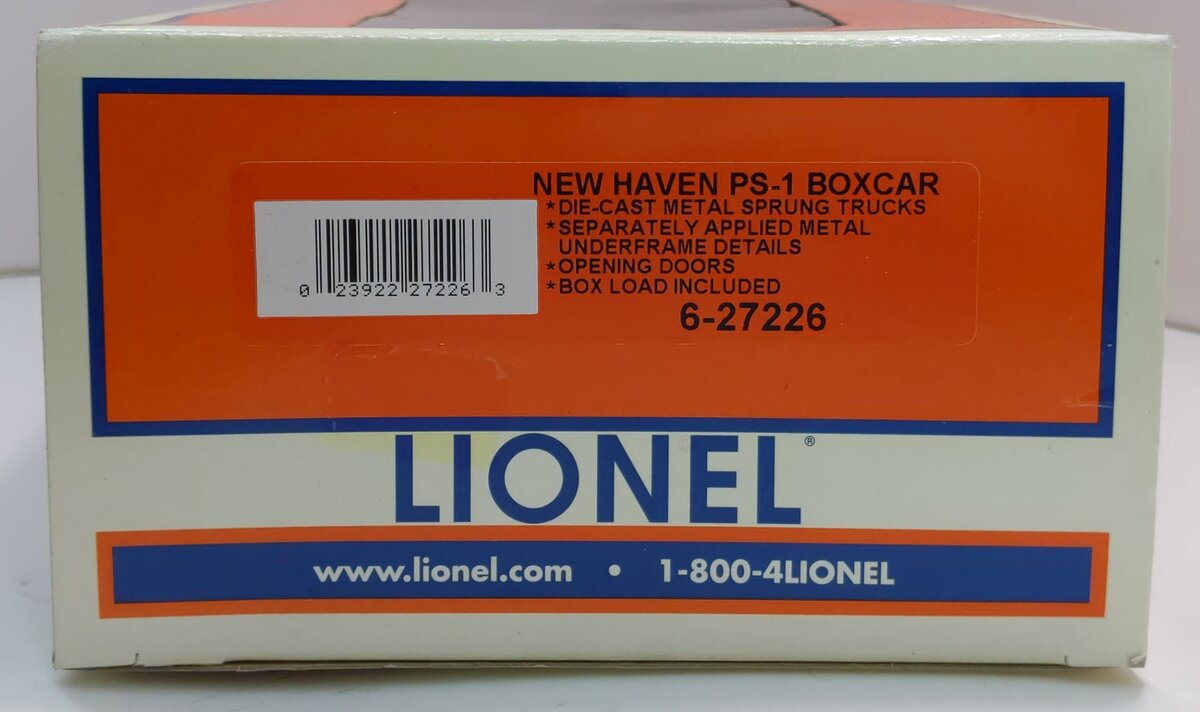 Lionel 6-27226 O Gauge New Haven PS-1 Boxcar #32196 LN/Box