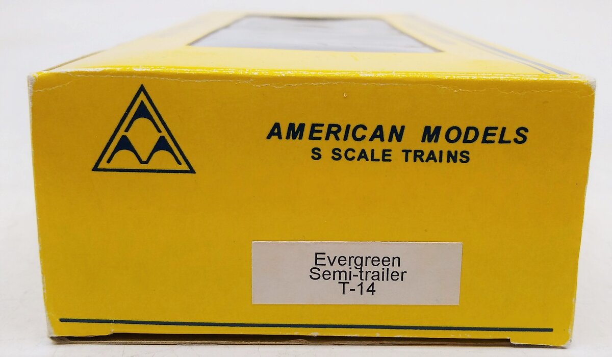 American Models T-14 S Scale Evergreen Semi-Trailer LN/Box