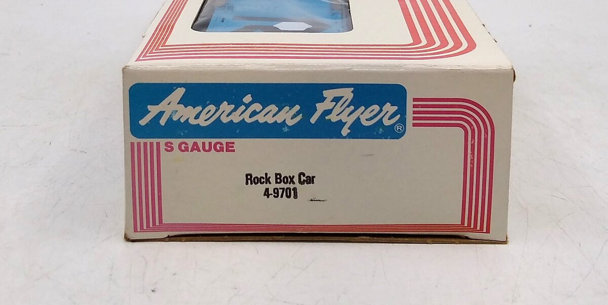 American Flyer 4-9701 S Gauge The Rock Box Car #9701 EX/Box