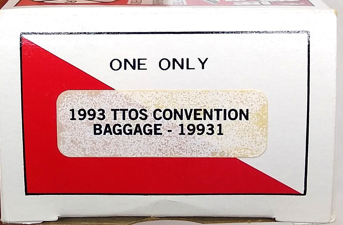 Marx Trains 19931 O Gauge TTOS Convention Baggage Car NIB