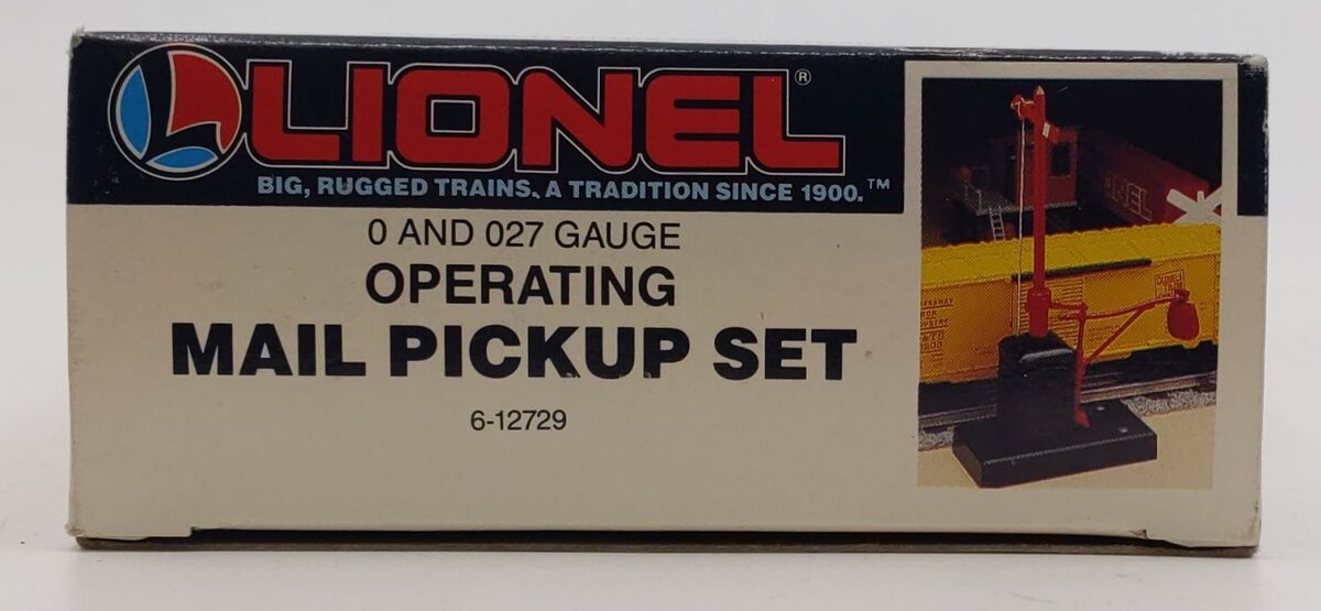 Lionel 6-12729 O Gauge Operating Mail Pickup Set EX/Box