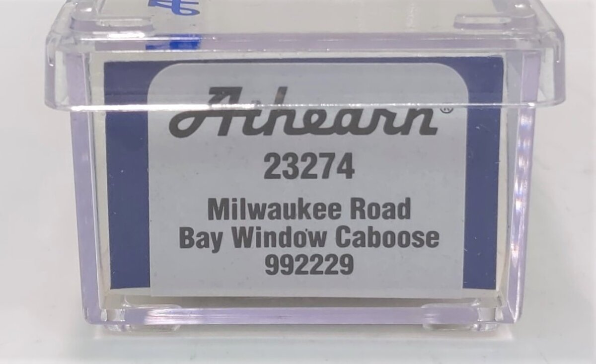 Athearn 23274 N Milwaukee Bay Window Caboose #992229
