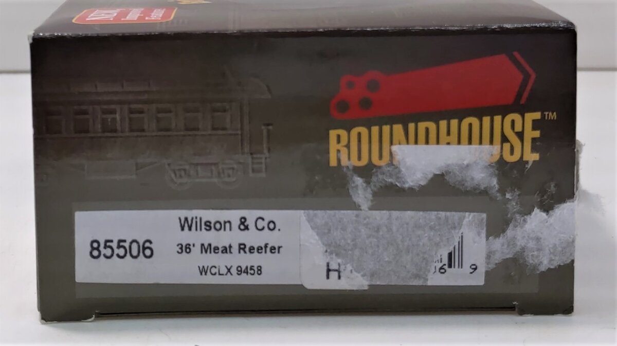 Roundhouse 85506 HO RTR 36' Old Time Reefer, Wilson #9458