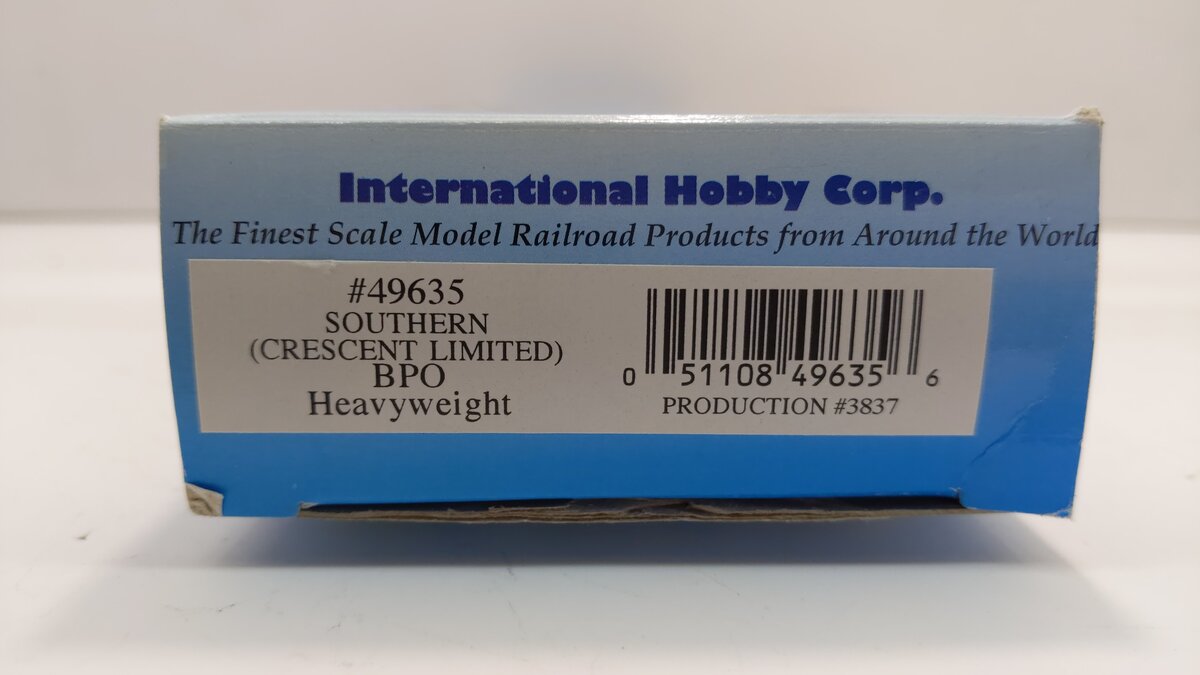 IHC 49635 HO Scale Southern Crescent Limited Heavyweight BPO Car LN/Box