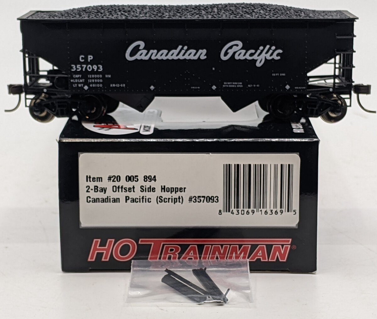 Atlas 20005894 HO Canadian Pacific 2-Bay Offset Hopper #357093