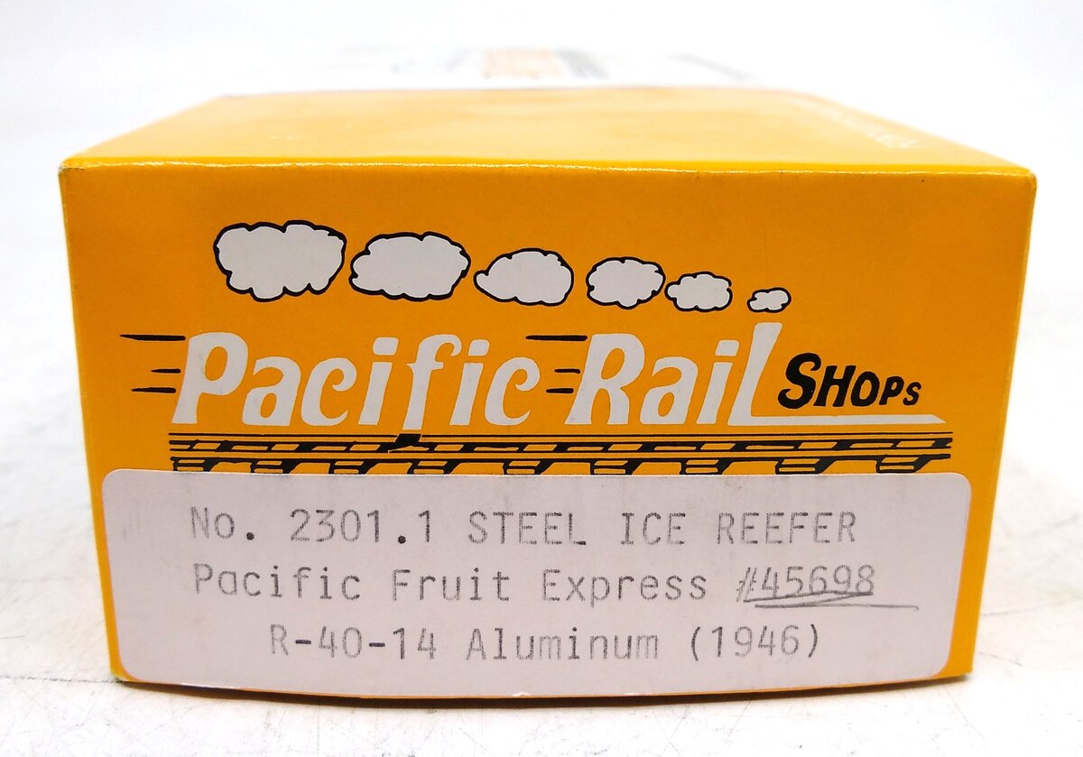 Pacific Rail 2301.1 S Scale PFE Steel Ice Reefer #45698 LN/Box