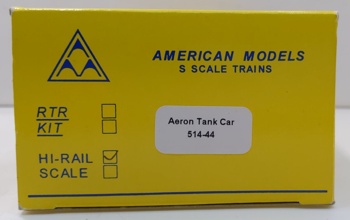 American Models 514-44 S GATX Aeron Tank Car #75944 (Hi-Rail) LN/Box