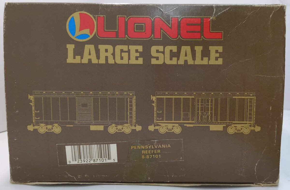 Lionel 8-87101 G Pennsylvania REA Reefer NIB