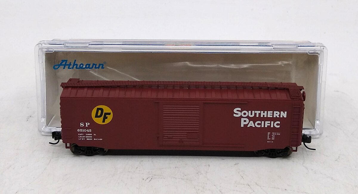 Athearn ATH6991 N Scale Southern Pacific 50' PS-1 Single Door Box Car #651045 EX/Box