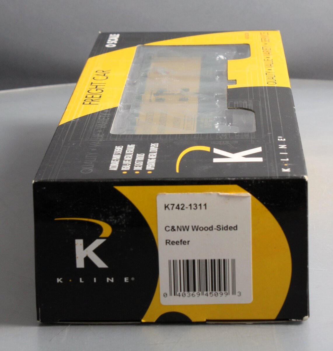 K-Line K742-8014 O Roberts Meat Wood-Sided Reefer Car #1005 LN/Box