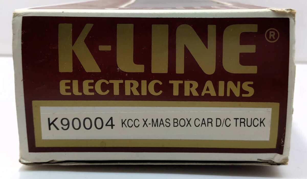 K-Line K90004 O Gauge K-Line Collector's Club 1993 Christmas Boxcar LN/Box