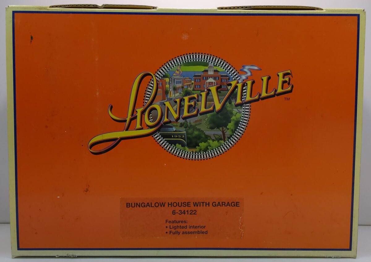 Lionel 6-34122 O Bungalow House w/Garage NIB