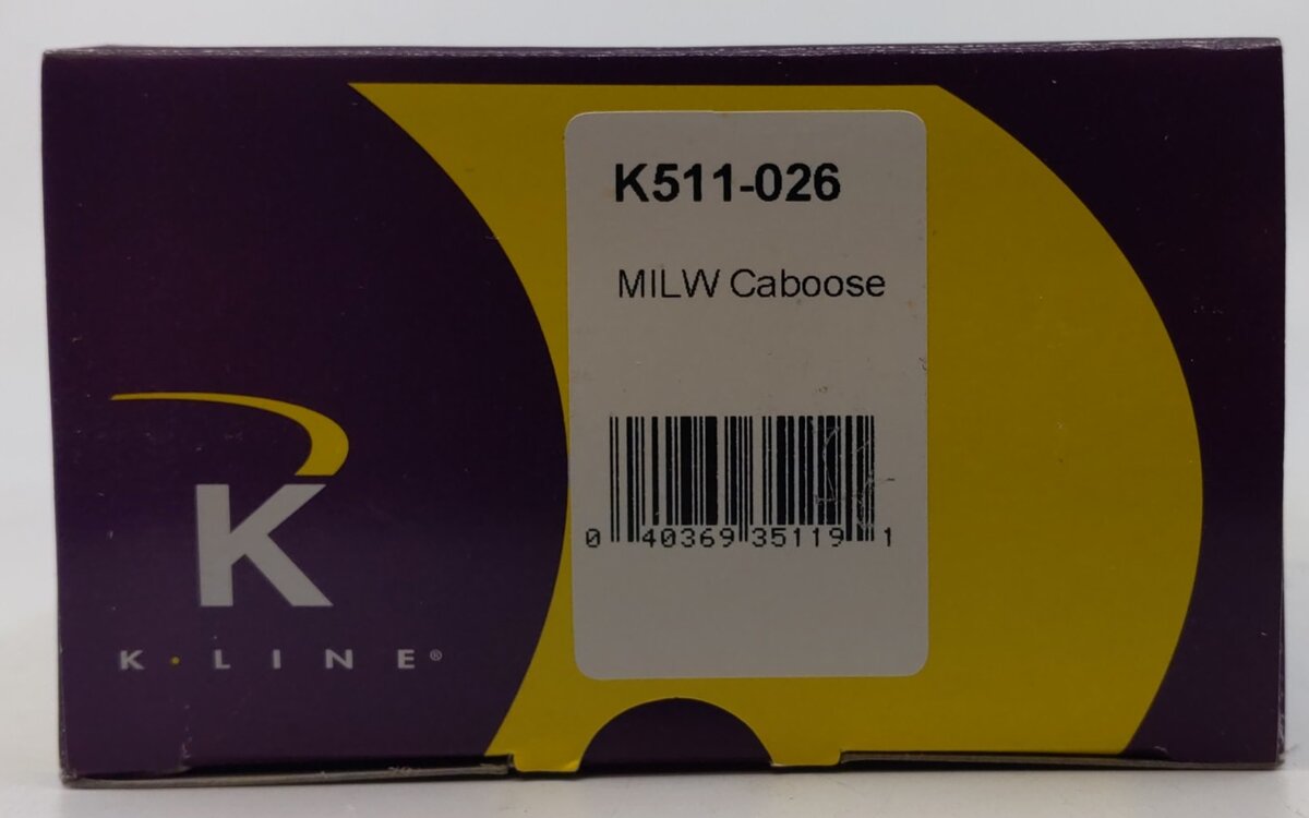 K-Line K511-026 S Gauge Milwaukee Road Caboose #02159 EX/Box