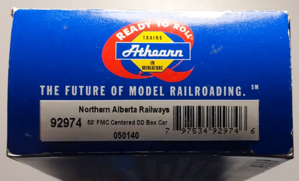 Athearn 92974 HO Scale NAR 50' FMC Centered Double Door Boxcar #050140 LN/Box
