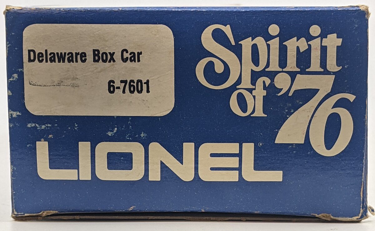 Lionel 6-7601 O Gauge State of Delaware Boxcar LN/Box