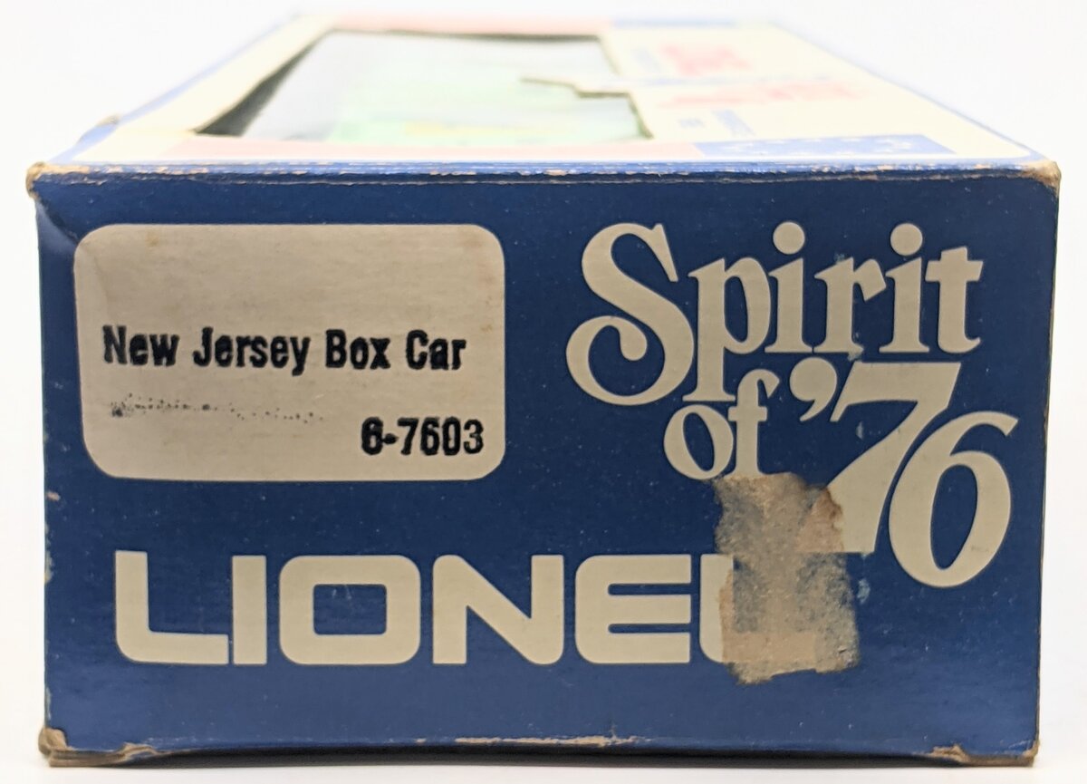 Lionel 6-7603 O Gauge State of New Jersey Boxcar #7603 VG/Box