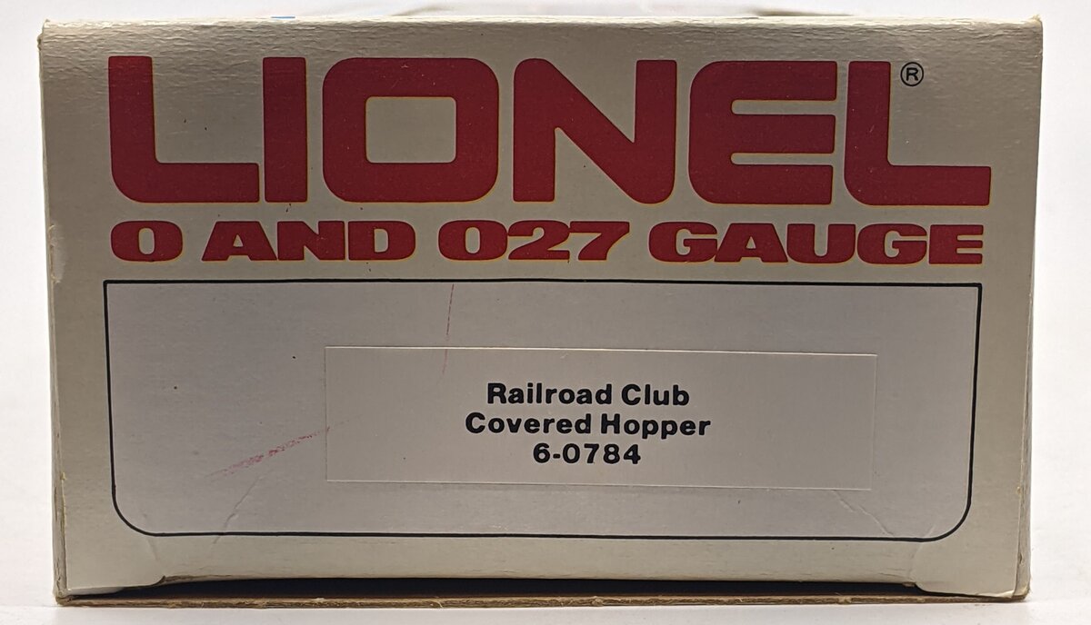 Lionel 6-0784 O Gauge Railroad Club Covered Quad Hopper Car LN/Box