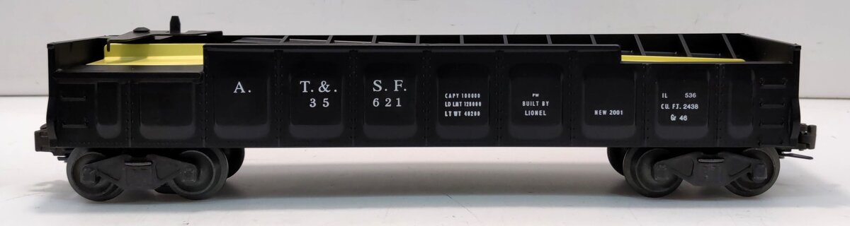 Lionel 6-26757 PWC 35621 O Gauge AT&SF Operating Barrel Car EX/Box