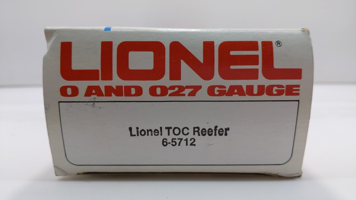 Lionel 6-5712 O Gauge Lionel Lines TOC Woodside Refrigerator Car #5712 LN/Box