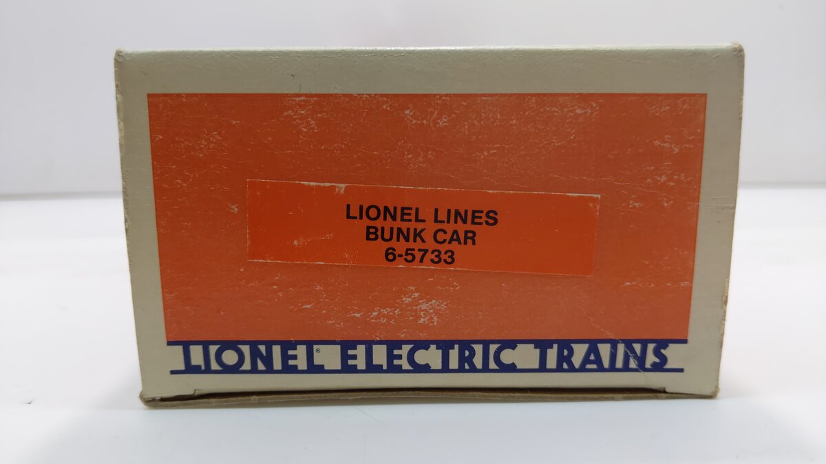 Lionel 6-5733 O Gauge Lionel Lines Illuminated Bunk Car #5733 LN/Box
