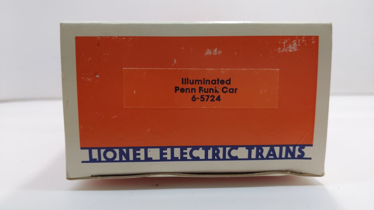 Lionel 6-5724 O Gauge Pennsylvania Illuminated Bunk Car #5724