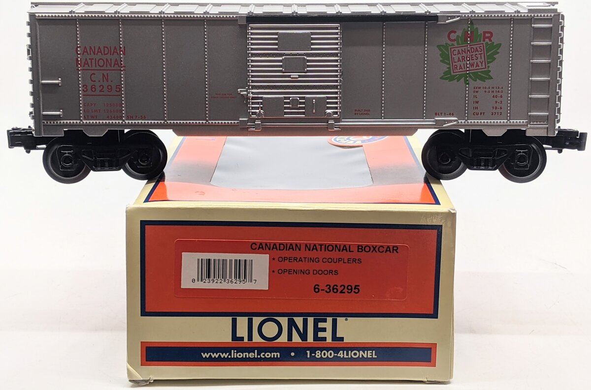 Lionel 6-36295 O Gauge Canadian National Box Car #36295 LN/Box