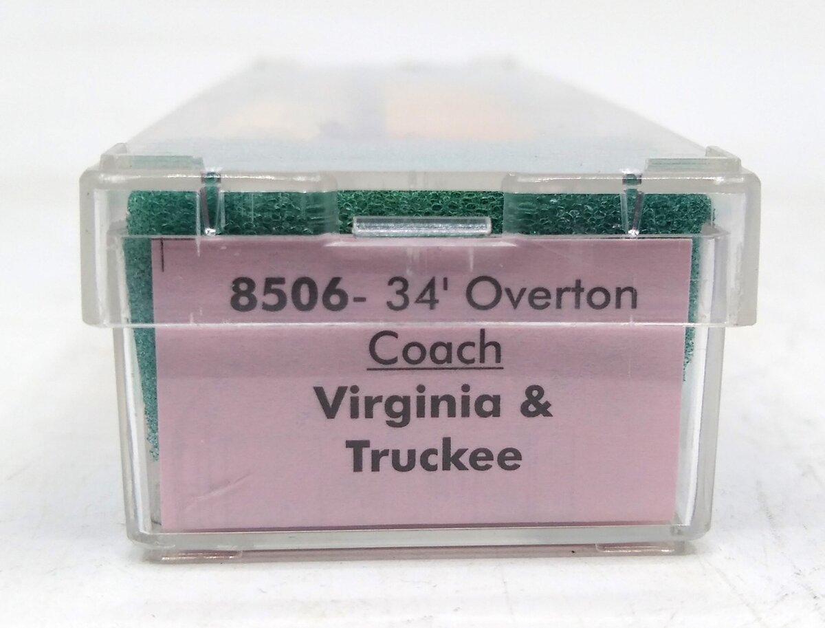 Roundhouse 8506 N Scale Virginia & Truckee 34' Overton Coach Car Kit LN/Box
