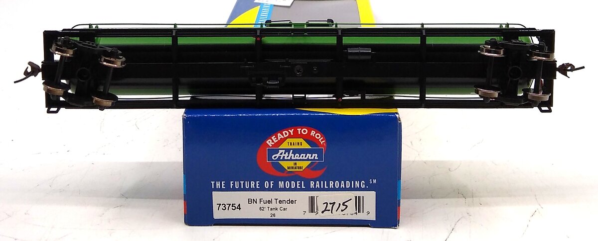 Athearn 73754 HO Scale Burlington Northern Fuel Tender 62' Tank Car #26 LN/Box