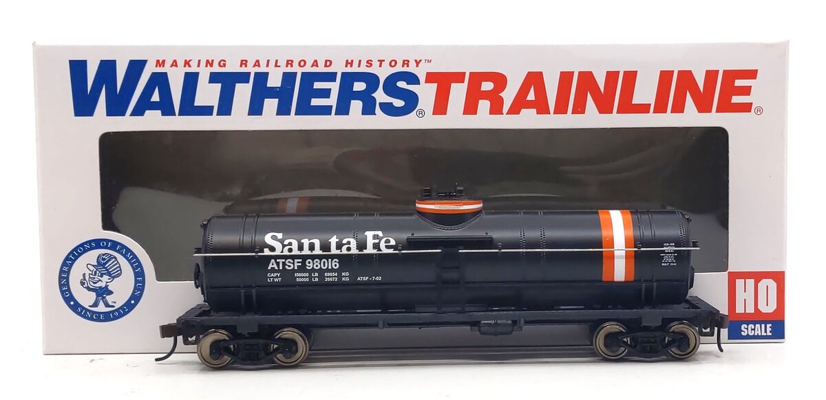 Walthers 931-1444 HO Sante Fe Tank Car #98016 LN/Box