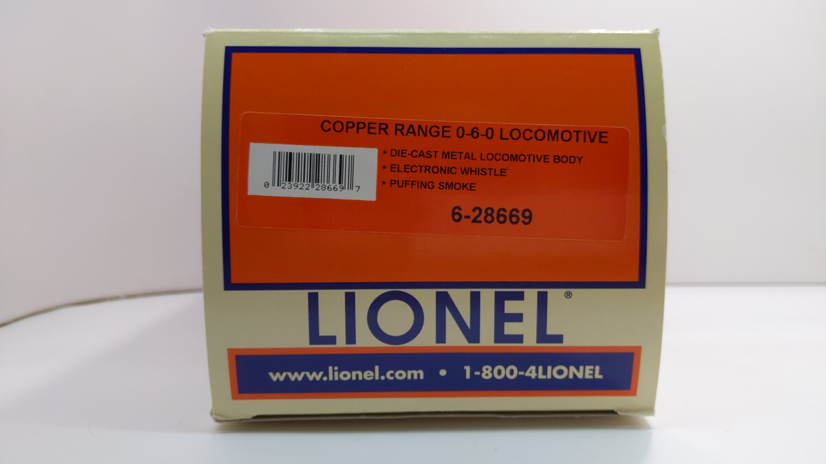 Lionel 6-28669 O Gauge Copper Range 0-6-0 Steam Locomotive #194 LN/Box