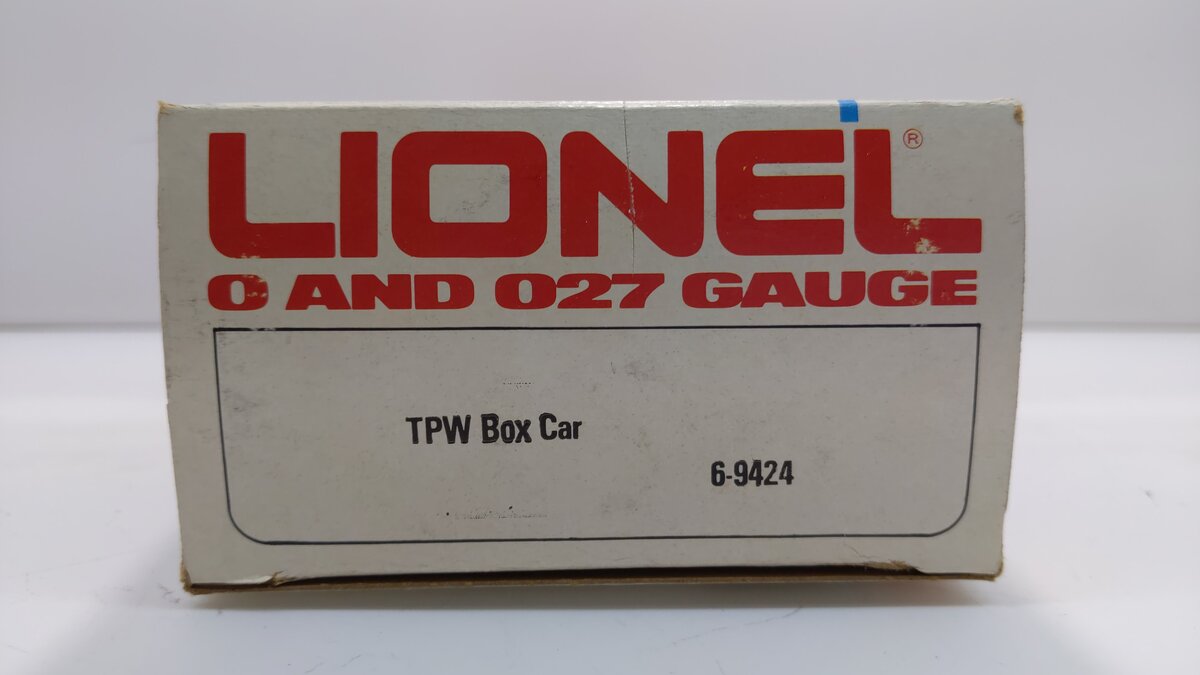 Lionel 6-9424 O Gauge Toledo, Peoria, & Western Boxcar LN/Box