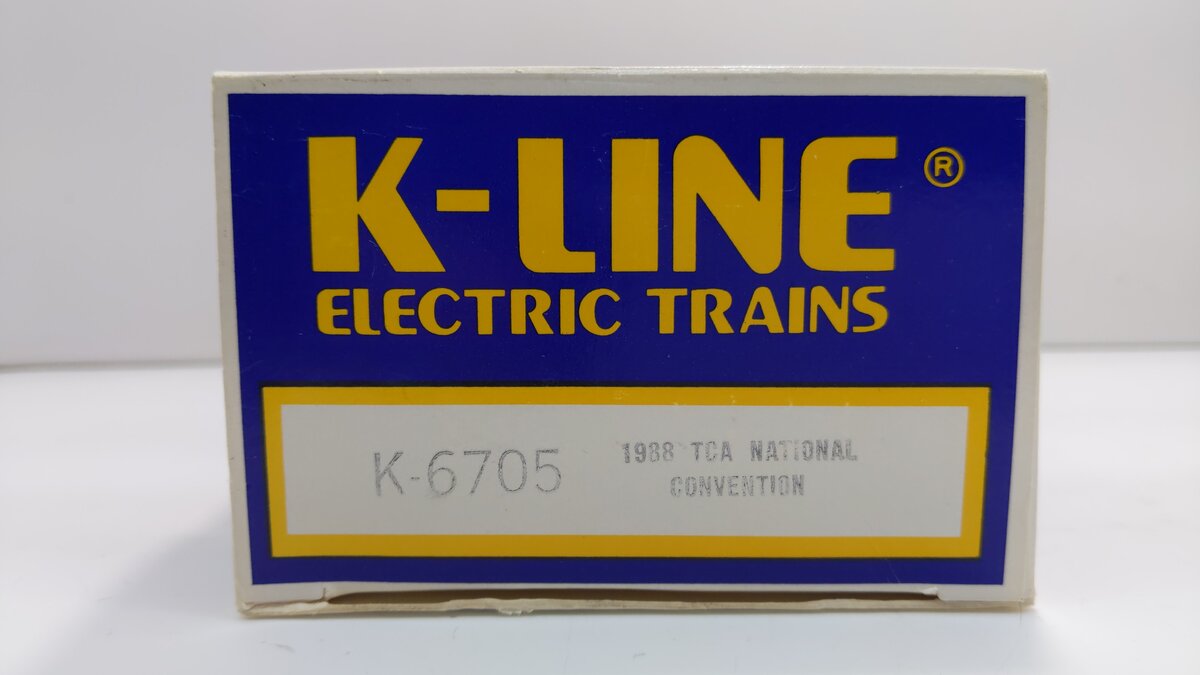 K-Line K-6705 O Gauge 1988 TCA Norcal Gold Rush Ore Car w/Ore Load LN/Box